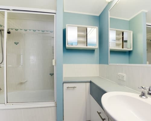 Apartment 18 Bathroom with Laundry